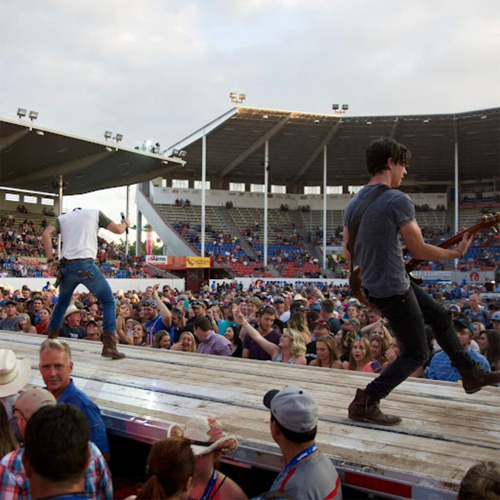 stampede concert at the stampede arena in greeley colorado